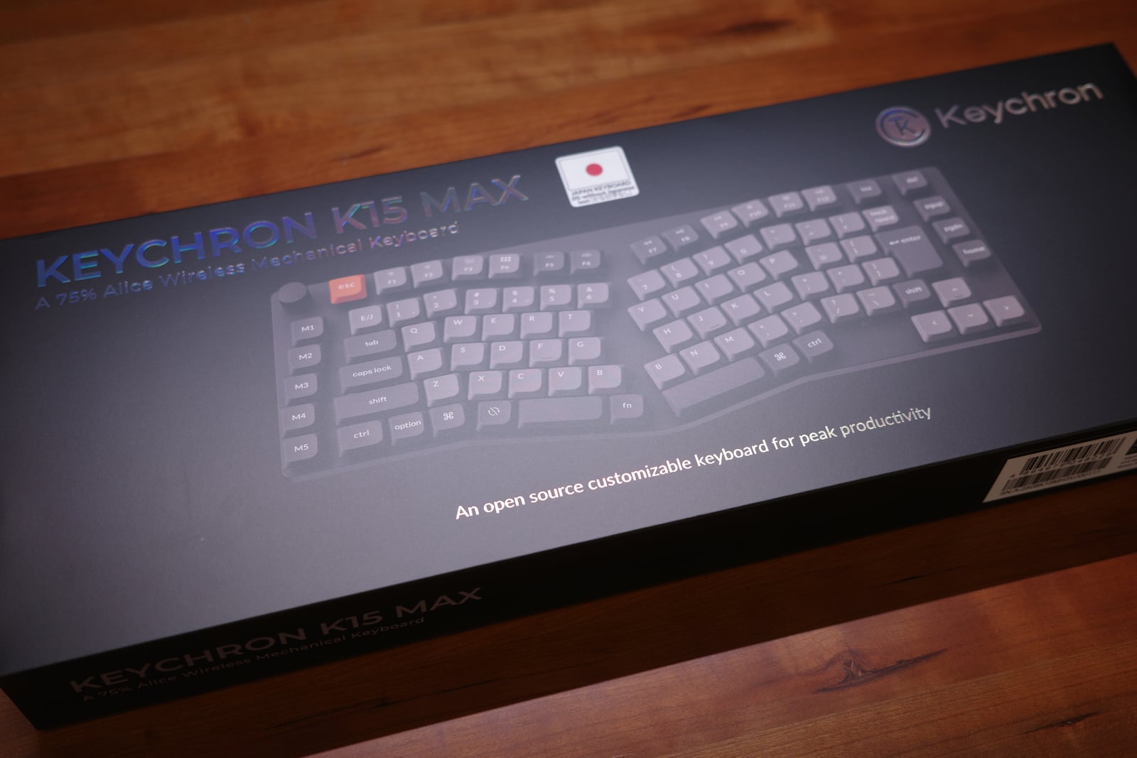 Keychron K15 Max のパッケージ外観